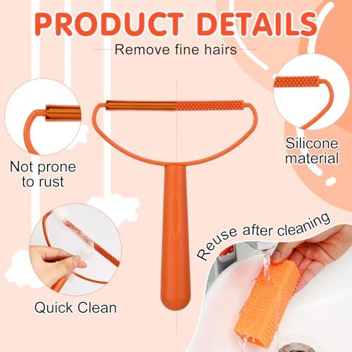 Honeydak 3 Pcs Hair Remover Tool, Dog Cat Hair Remover - Image 5