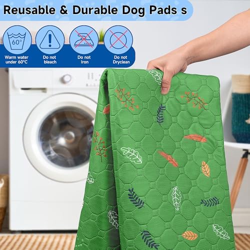 Sunheir Washable Pee Pads for Dogs 2-Pack Reusable Puppy Pads Pet Training Pads - Image 5