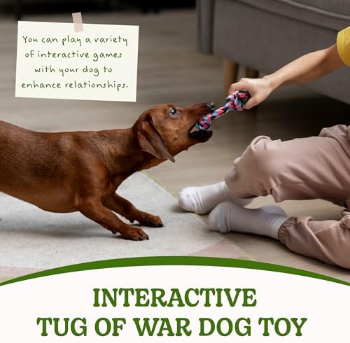 SHARLOVY Puppy Rope Toy, Dog Rope Toy - Image 6