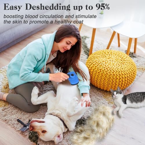 Dipoo Self-Cleaning Brush for Pet Deshedding - Image 5