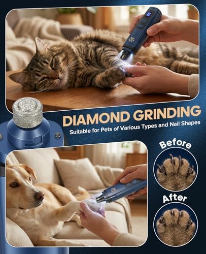 Ultra-Quiet Dog Nail Grinder | Stress-Free - Image 5