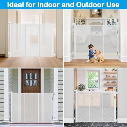 Reinforced 42" Tall X 80" Wide Retractable Baby Gate - Image 6