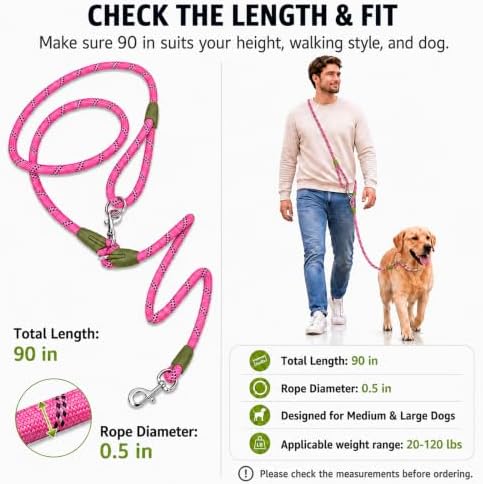 Hands Free Dog Leash Crossbody Dog Running Leash Handsfree Pet Rope - Image 4