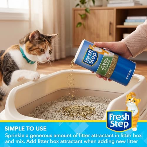 Fresh Step Cat Litter Box Training Attractant Powder, 9 Oz Bottle - Image 4