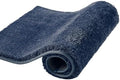 CozeCube Navy Blue 32"x20" Shaggy Non Slip Soft Washable Bath Mat by CozeCube