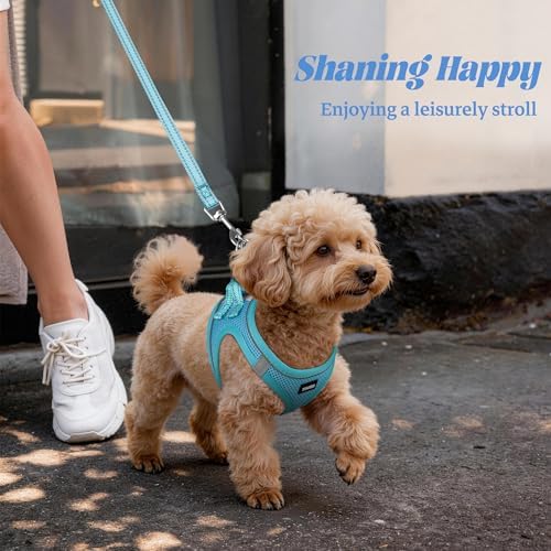 No Pull Dog Puppy Harness and Leash Set Reflective Mesh Vest Medium - Image 6