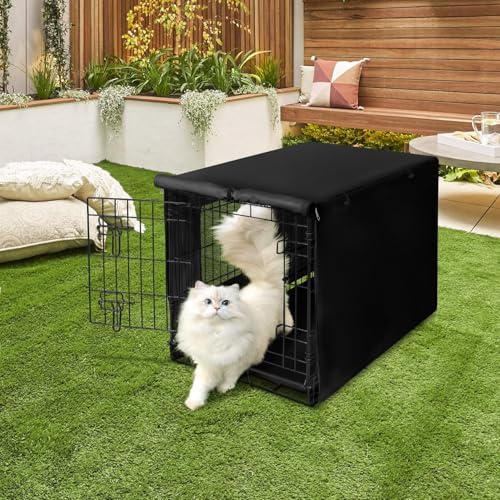 Seiyierr Dog Crate Cover for 42" Large Wire Dog Cage, Dog Kennel Cover - Image 6