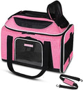 Petskd Top-Expandable Small Pet Carrier 18"x13"x9.5" Airline Approved by Petskd