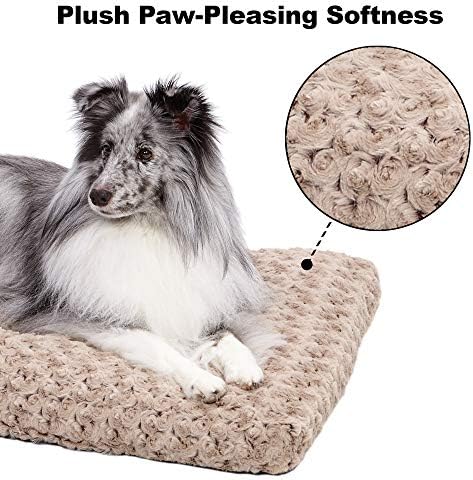 MidWest Homes for Pets XL QuietTime Deluxe Mocha Ombré Swirl Plush Pet Bed - Image 4
