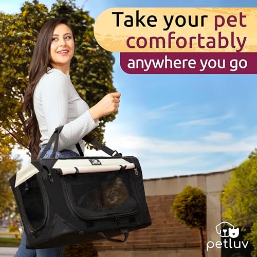 Cat & Dog Carrier, Fits Most Cats or Small Dog Comfortably - Image 4