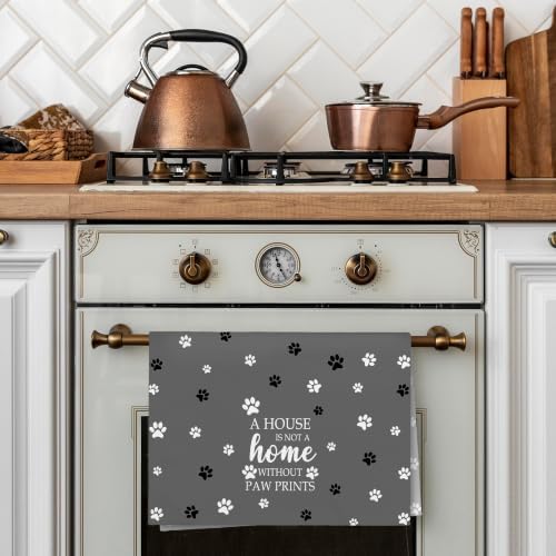 Grey Paw Farmhouse Kitchen Towels Decor Gifts - Image 4