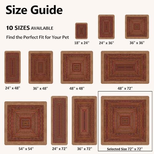 Washable Pee Pads for Dogs 72"x72" 2 Pack Reusable Puppy Potty Pad - Image 4