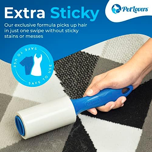 PetLovers Extra Sticky Lint Roller Single Unit 90 Sheets - Image 3