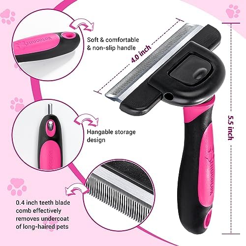 MIU COLOR Long Hair Pet Grooming Brush - Image 5