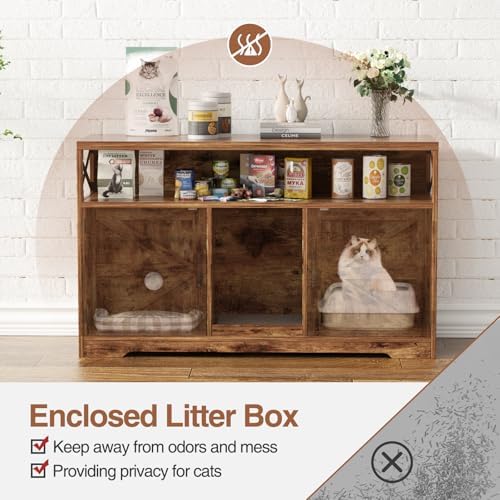Halitaa Cat Litter Box Enclosure - Image 5