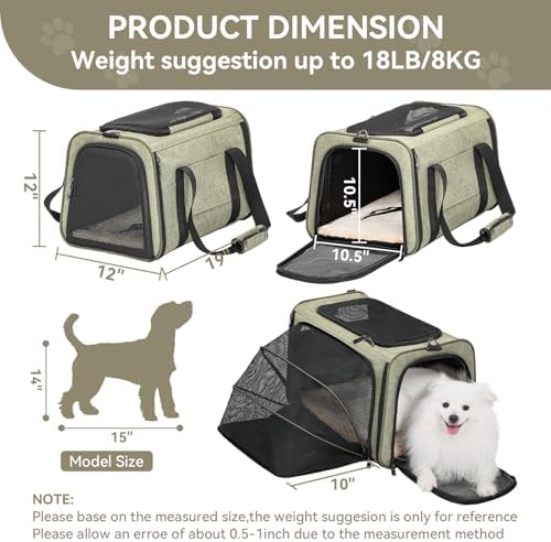 Petsfit Large Expandable Cat Carrier - Image 2