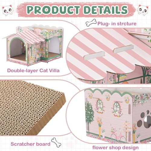 2 Story Cardboard Cat House - Image 3