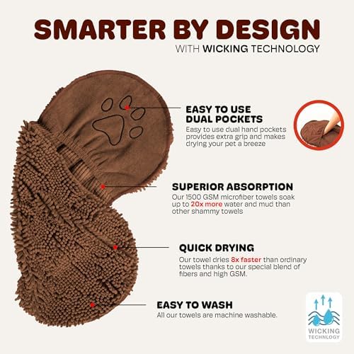 Dog Gone Smart The Dirty Dog Shammy Bath Towel - Image 4