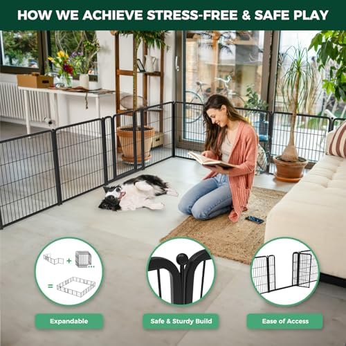 FXW Homeplus Indoor Dog Playpen, 8 Panels, - Image 4