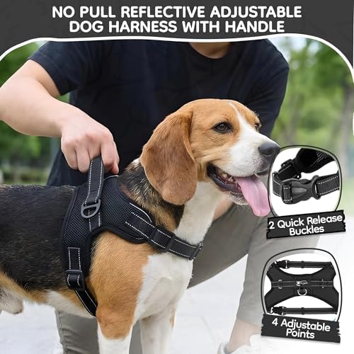 No Pull Reflective Adjustable Dog Harness - Image 2