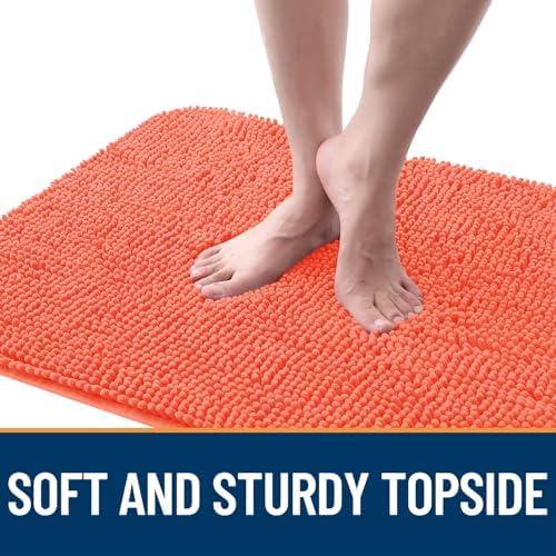 OLANLY Dog Door Mat for Muddy Paws 36x24, Super Absorbent Chenille Mud Mat - Image 4
