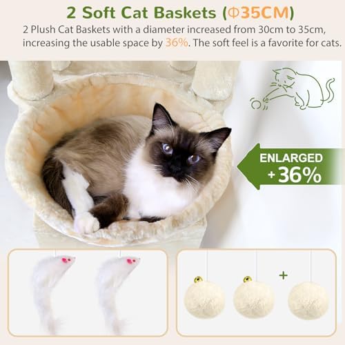 Globlazer S74E Pro Heavy Duty Maine Coon Cat Tree - Image 3