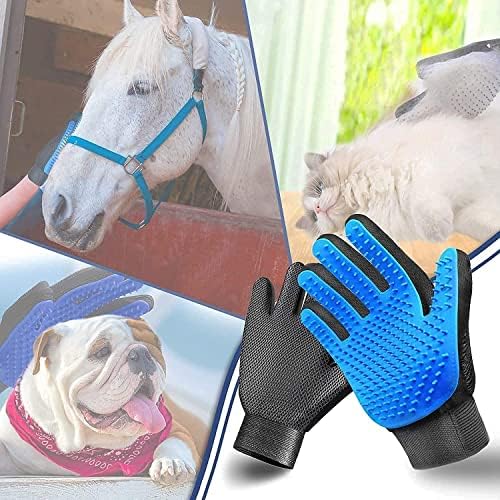 Pet Grooming Glove Hair Remover Brush Gentle Deshedding Efficient Pet Mitt Pet - Image 5