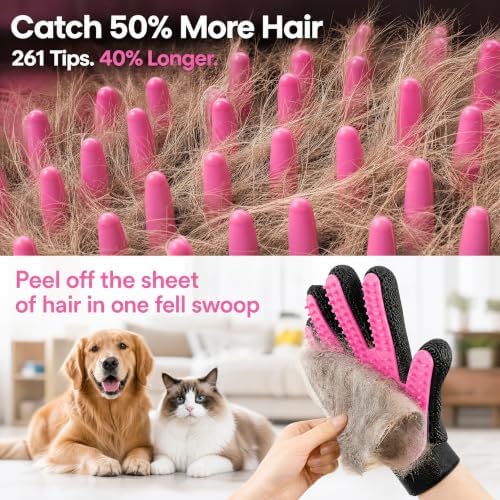 BYETOO Pet Dog Cat Grooming Glove - Image 6