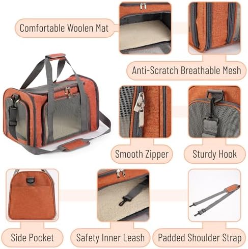 Mr. Pen- Pet Carrier, 17.5" x 11.2" x 11.5", Medium Size - Image 3