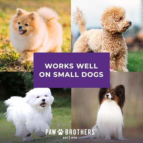 Ryan's Pet Supplies Paw Brothers Mini Pin Tiny Flat Slicker Brush - Image 4