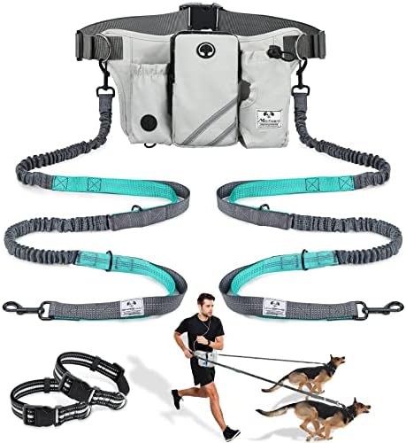SHINE HAI Retractable Hands Free Dog Leash by ShineHai