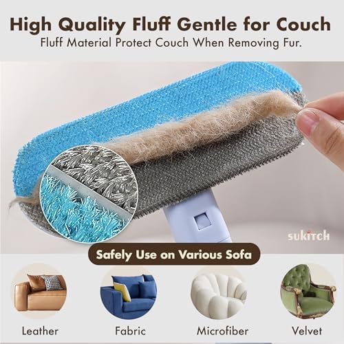 Dog & Cat Hair Remover for Couch, Reusable Lint Brush for Furniture - Image 4
