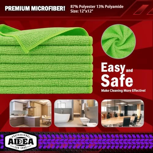 AIDEA Microfiber Cleaning Cloth, Microfiber Towels - Image 6