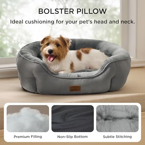 Bedsure Medium Dog Bed Washable, Large Cat Beds - Image 2