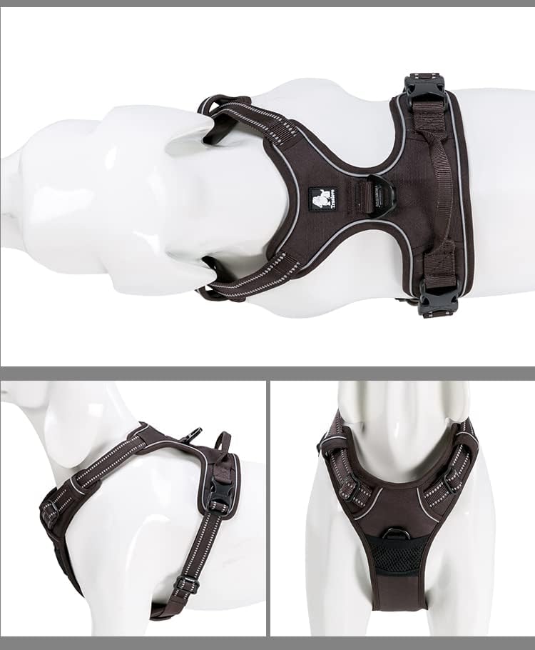TRUE LOVE Adjustable No-Pull Dog Harness Reflective Pup Vest Harnesses - Image 6