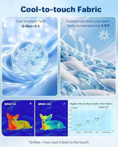 Cooling Dog Bed for Small Medium Dogs - Image 2
