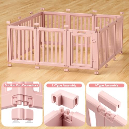 Dog Playpen Indoor, Puppy Playpen, 12 Panels - Image 4
