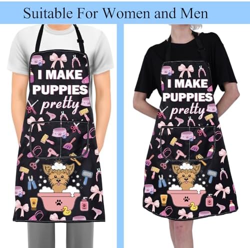 FUSTMW Dog Groomer Apron With Pockets - Image 4