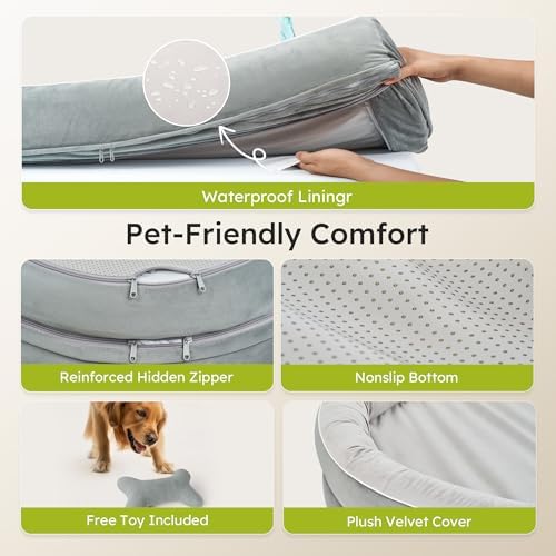 CWAWZ XXL Orthopedic Dog Bed, 53 in. Dog Bed - Image 5