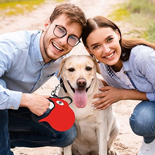 16 ft Retractable Dog Leash for Large Dogs up to 110 lbs, Tangle-Free Nylon Tape - Image 4