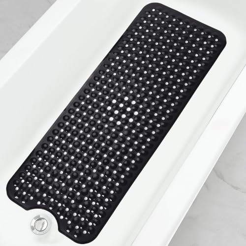 Bathtub and Shower Mats, 40x16 Inch Extra Large Non Slip Soft Bath Tub Mat by Linoows