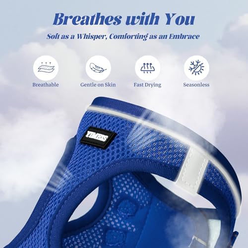 No Pull Dog Puppy Harness and Leash Set Reflective Mesh Vest X-Small - Image 3