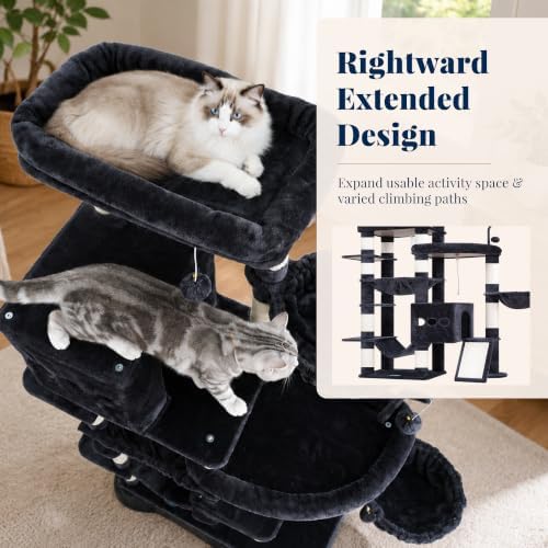 Hey-brother Cat Tree Tower, Extended Base - Image 3