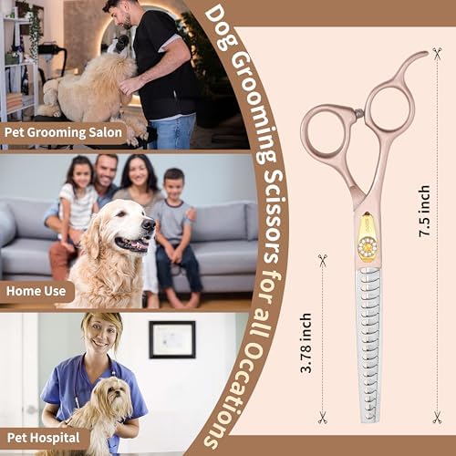 Thinning Shears for Dogs and Cats Pet Grooming Scissors Chunkers Shears 440C - Image 3