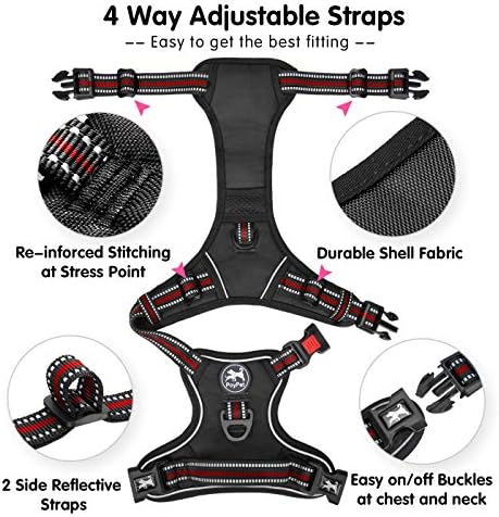 PoyPet Dog Harness Large, No Pull Vest - Image 5