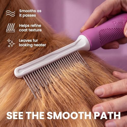 Poodle Pet Detangling Pet Comb - Image 2