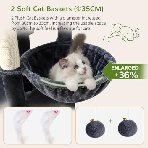 Globlazer S74E Pro Heavy Duty Maine Coon Cat Tree - Image 3
