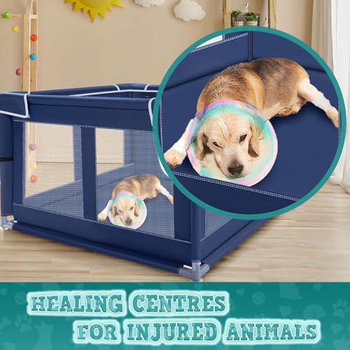 XVISHX 42x42 Inch Puppy Playpen - Image 5