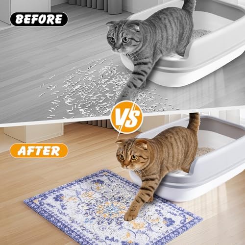 ondware Cat Litter Mat 20 x 15 in, Waterproof Non-Slip - Image 2