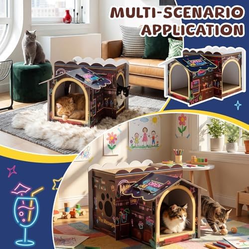 2 Story Cardboard Cat House - Image 6